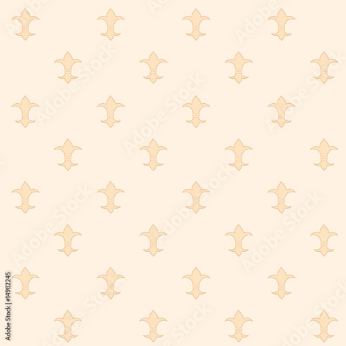 Dekoratives Lilien Ornament Pastell