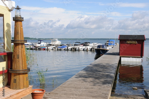 Blick zum Fleesensee