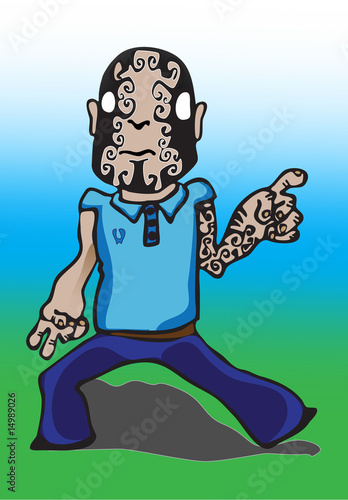tattoo dancing man