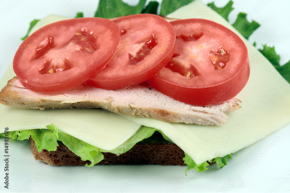 sandwich with oven roasted turkey sandwich with oven roasted turkey