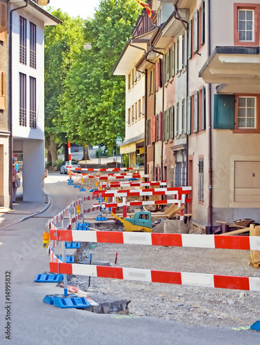 Baustelle am Sonntag