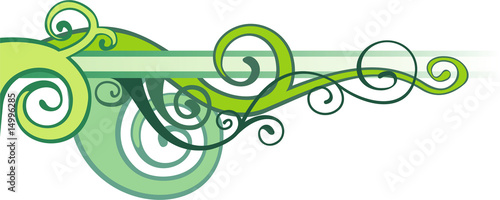 original color vector image with decoration pattern