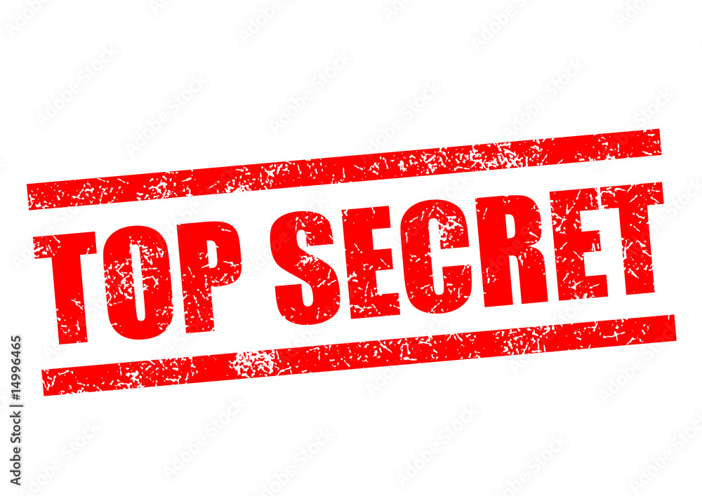 Stempel-TopSecret Stock-Illustration | Adobe Stock