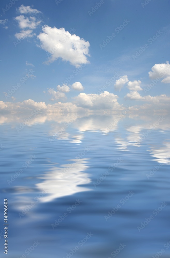 Sky and water