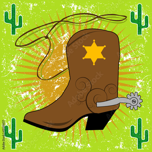 wild west abstract vector 2