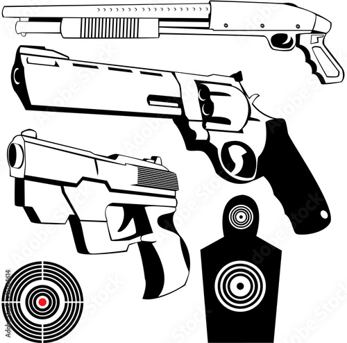 fire weapons set and targets