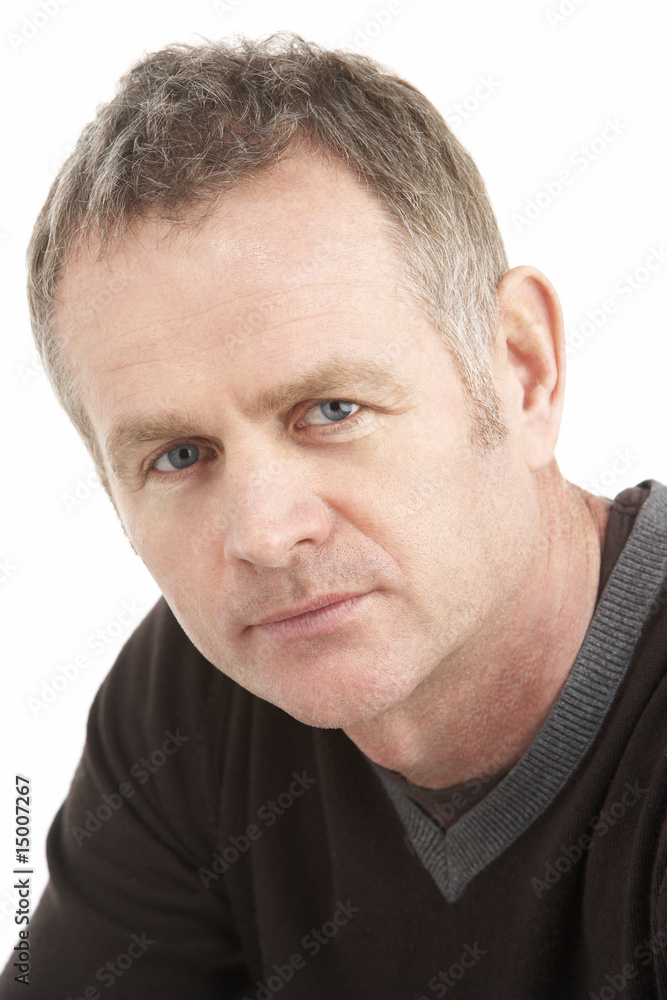 Fototapeta premium Portrait Of Middle Aged Man