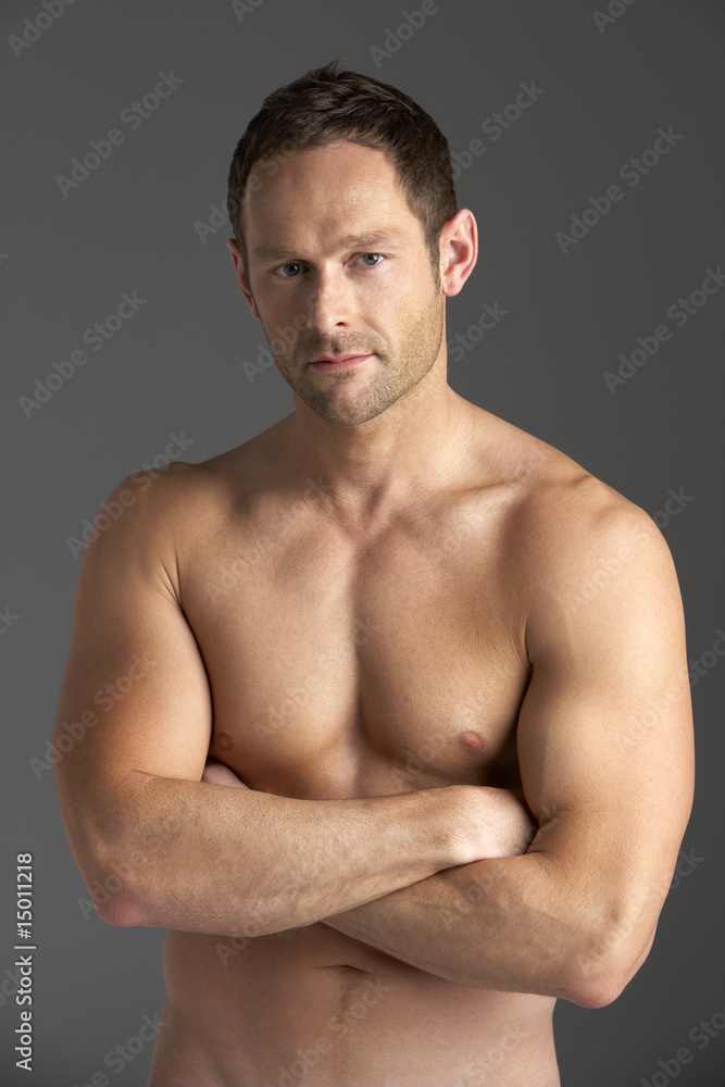 Bare Chested Young Man