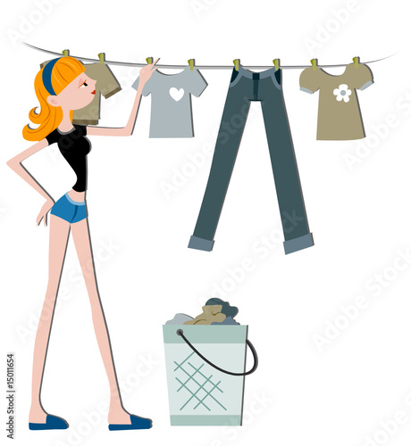 Hanging Clothes