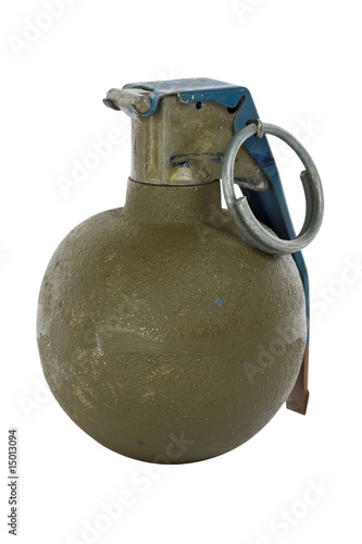 green modern hand grenade photo