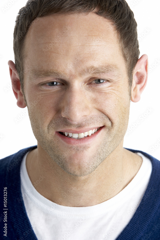 Fototapeta premium Studio Portrait Of Smiling Man
