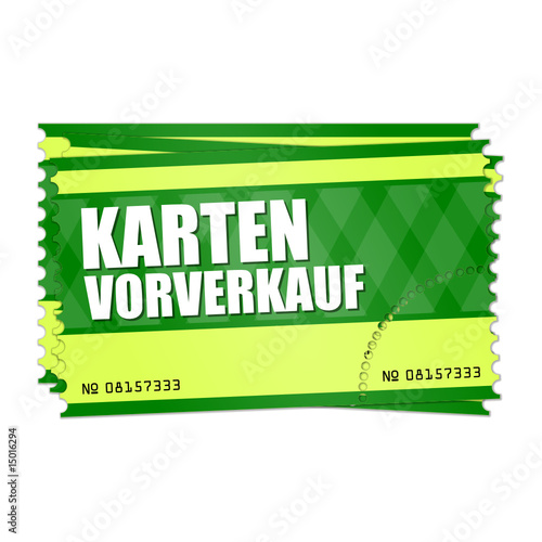 ticket v3 kartenvorverkauf grün