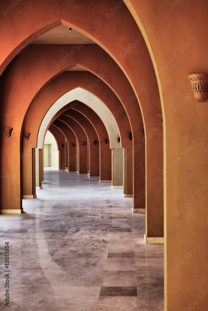 Nubian Style corridor HDR