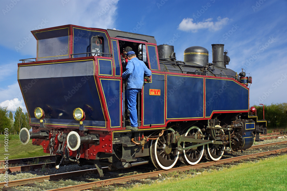 Naklejka premium motrice a vapeur