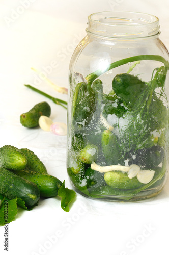 Preparation of Pickled Cucumbers