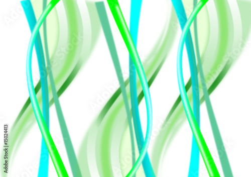 Wellen Design als Entwurf in Farbe