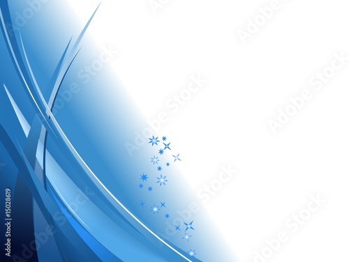 Blue waves background