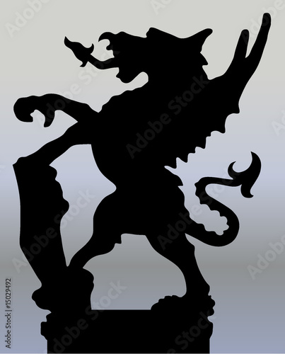 City of London dragon silhouette