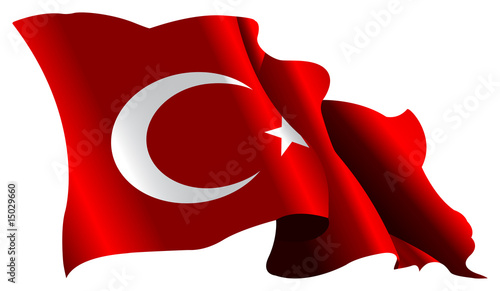 turkish flag vector