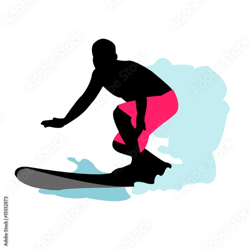 Surfer Silhouette