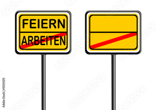 Information als Schild