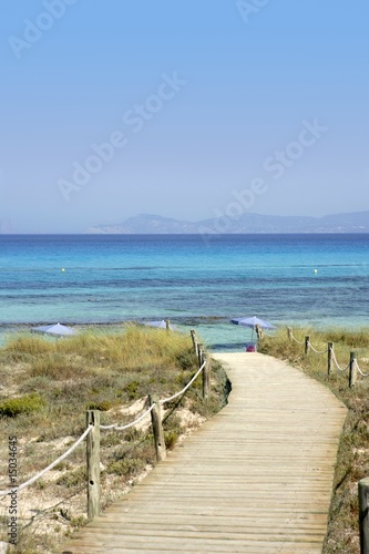 Fototapeta Naklejka Na Ścianę i Meble -  Formentera island near Ibiza in Mediterranean