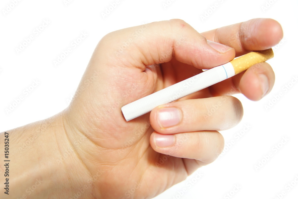 Cigarette in hand Cigarette in hand