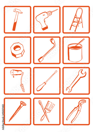 Pictos bricolage - icônes