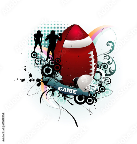 Footbal vector composition