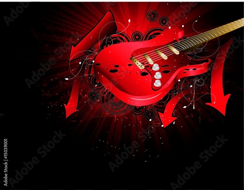 Guitar Vector Composition