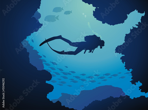 The diver in reeves