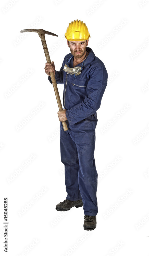 manual worker isolated on white manual worker isolated on white