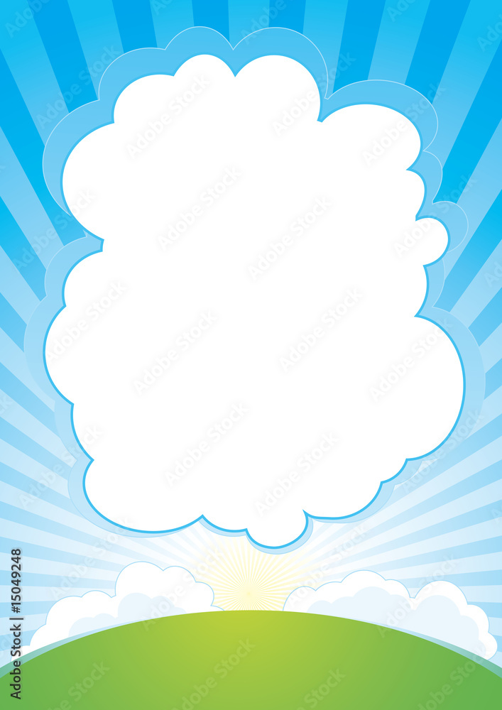 Sunrise with cloud background Sunrise with cloud background