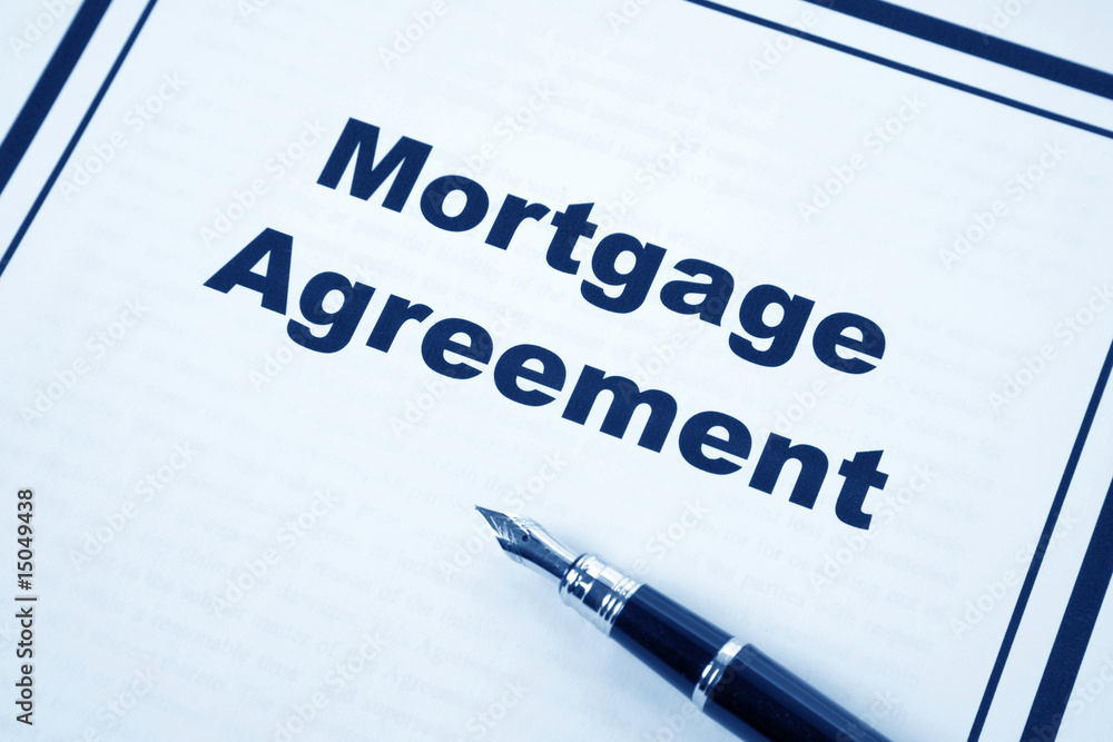 Obraz premium Mortgage Agreement