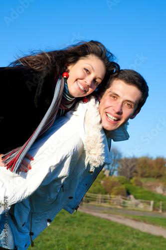 Happy smiling couple
