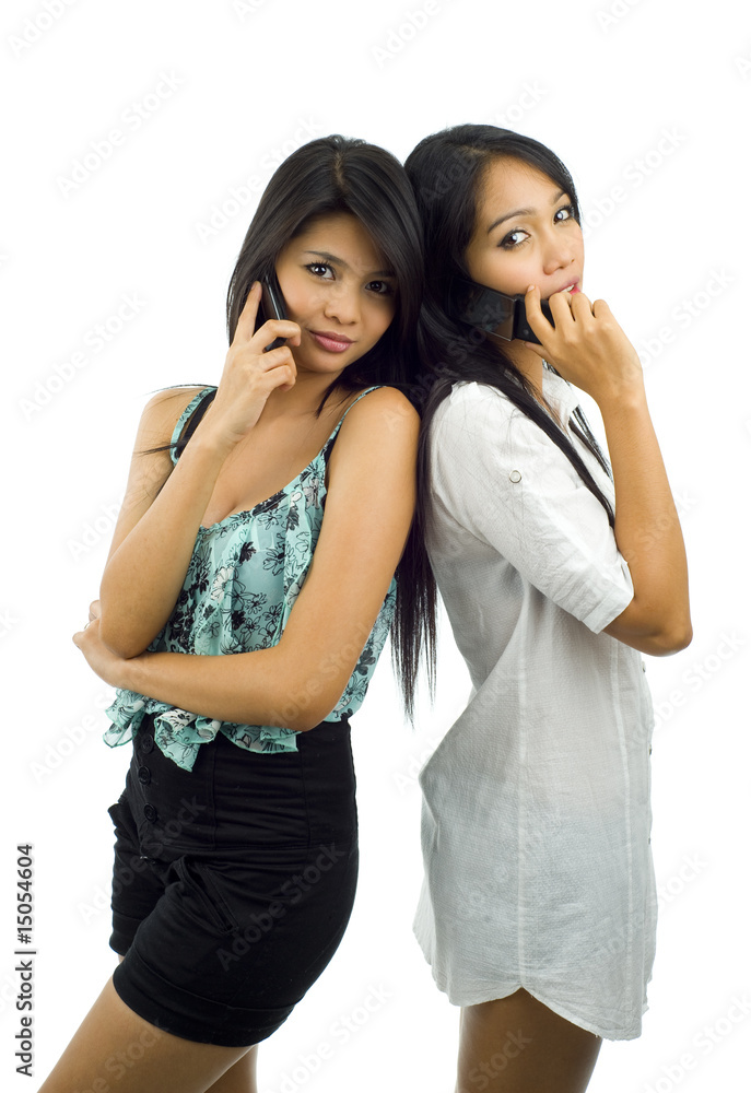 pretty asians with mobile phones pretty asians with mobile phones