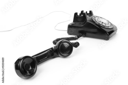 Black telephone Receiver