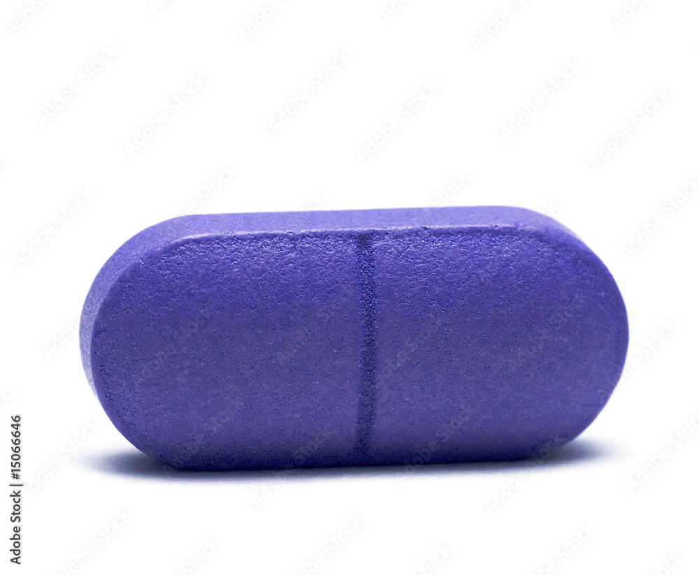 pill isolated on white background