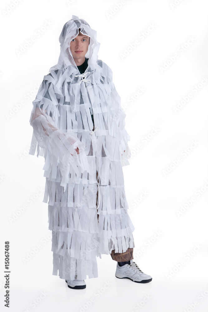 Man In Winter Disguise Suit Man In Winter Disguise Suit