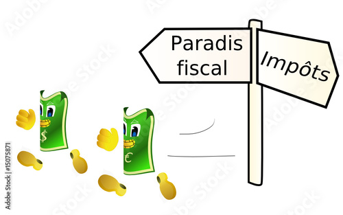 Fuite des capitaux vers le paradis fiscal