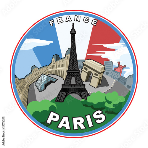 Illustration based on the city of Paris.