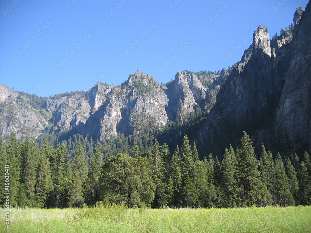 Cathedral Peaks, Yosemite National Park, California, U.S.A.