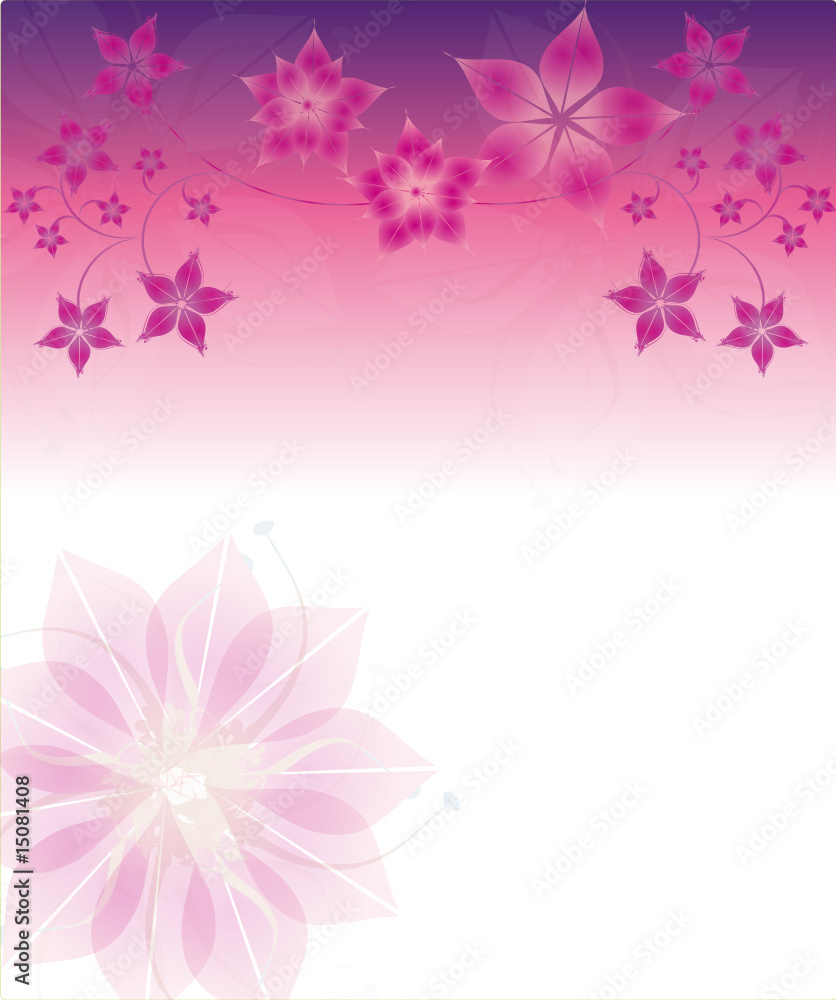 Pink Floral Hintergrund