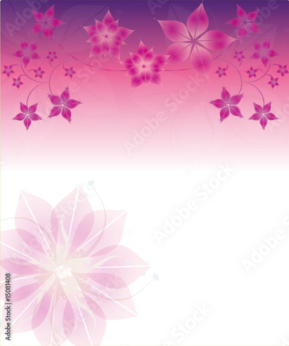 Pink Floral Hintergrund