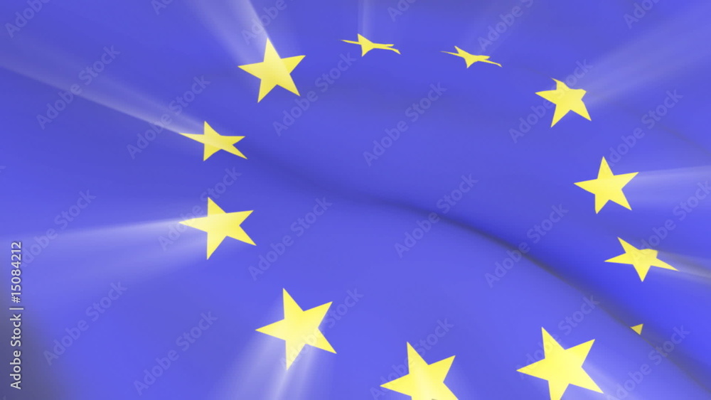 3D European Union Flag 3D European Union Flag