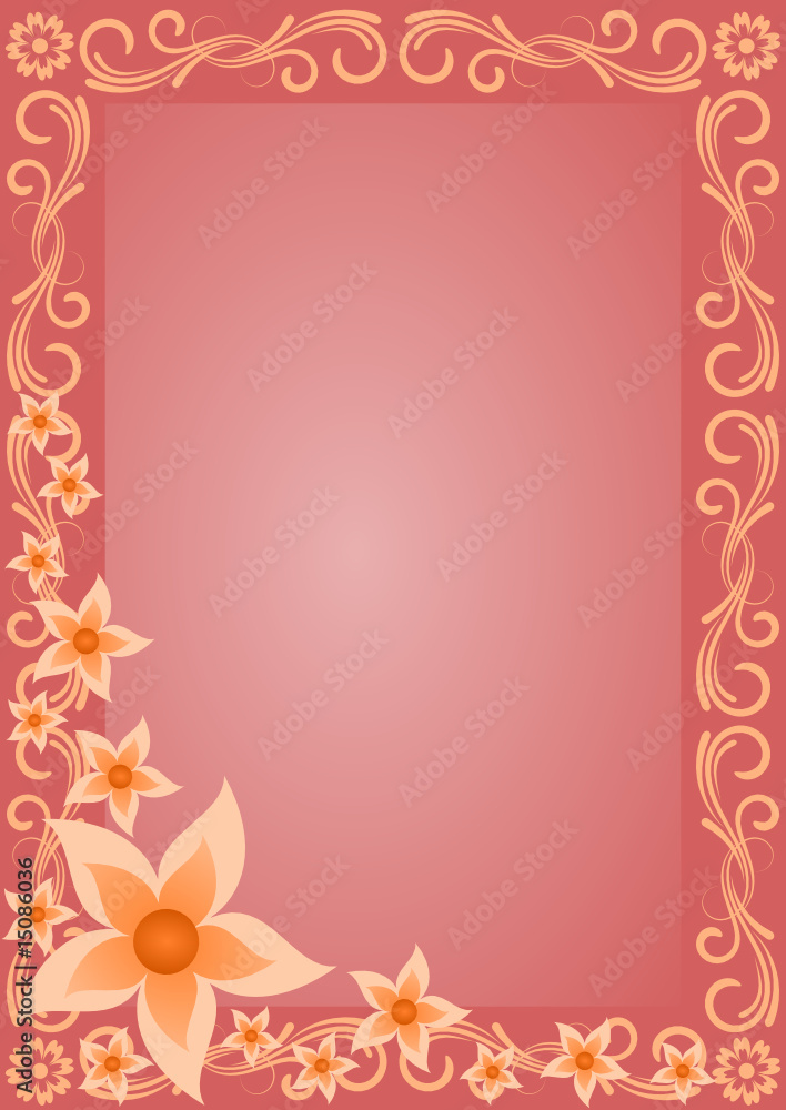 Fototapeta premium Decorative frame