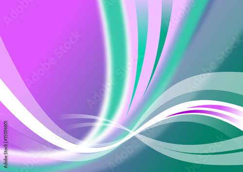 Wellen Design in Farbe