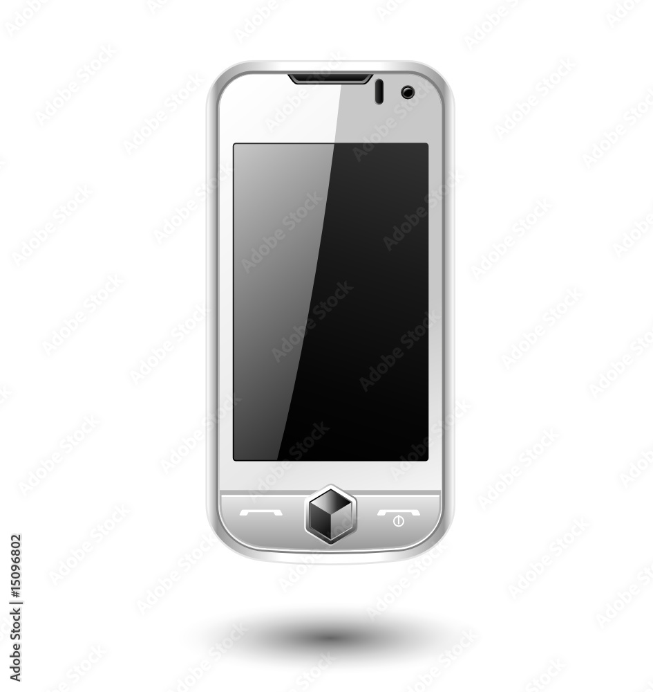 Mobile phone editable vector illustration Mobile phone editable vector illustration