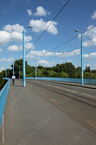 Die Saalebrücke Halle / Saale
