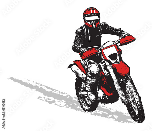 red dirtbike